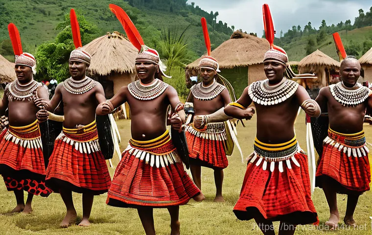 르완다 축제 및 행사 - **A vibrant scene at the "Kwita Izina" gorilla naming ceremony in the lush Virunga Mountains of Rwan... 르완다 축제 및 행사 - **A vibrant scene at the "Kwita Izina" gorilla naming ceremony in the lush Virunga Mountains of Rwan...