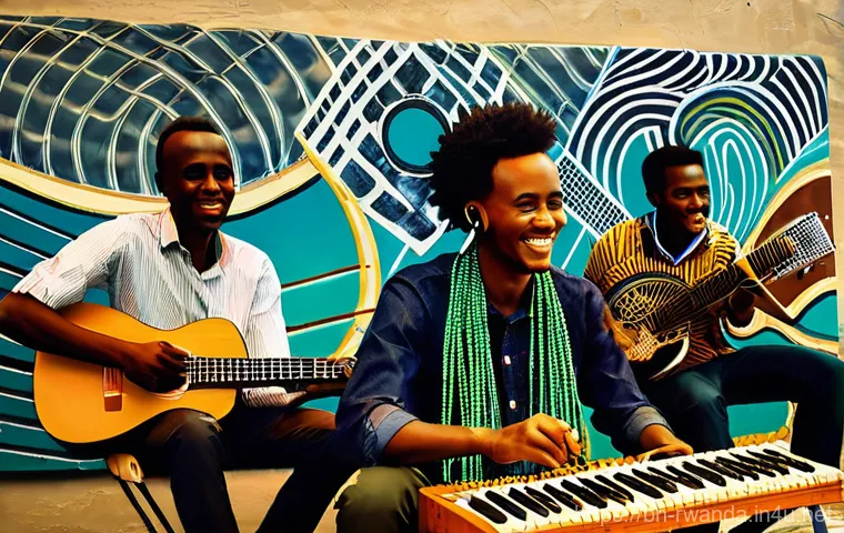 르완다 민속 음악의 종류 - Umushagiro: Graceful Courtship Dance**
An elegant and tender image showcasing young Rwandan men and ... 르완다 민속 음악의 종류 - Umushagiro: Graceful Courtship Dance**
An elegant and tender image showcasing young Rwandan men and ...