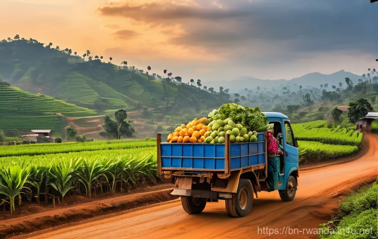 르완다의 물류 시스템 - **Prompt 1: A Glimpse into Rwanda's Digital Logistics Future**
    "A vibrant, high-angle shot showc...
