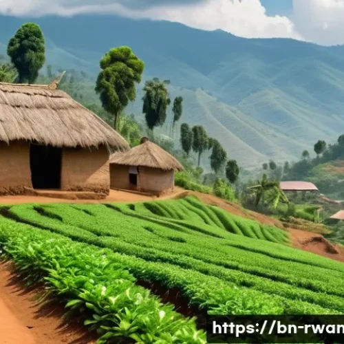 르완다 민속 마을 체험 - **Prompt 1: The Heart of Rwanda's Green Hills**
    "A picturesque scene depicting a Rwandan village...