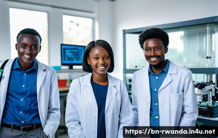 르완다의 주요 교육 기관 - **Prompt 2: STEM Innovation in a Rwandan University Lab**
"A sophisticated, well-equipped STEM l...